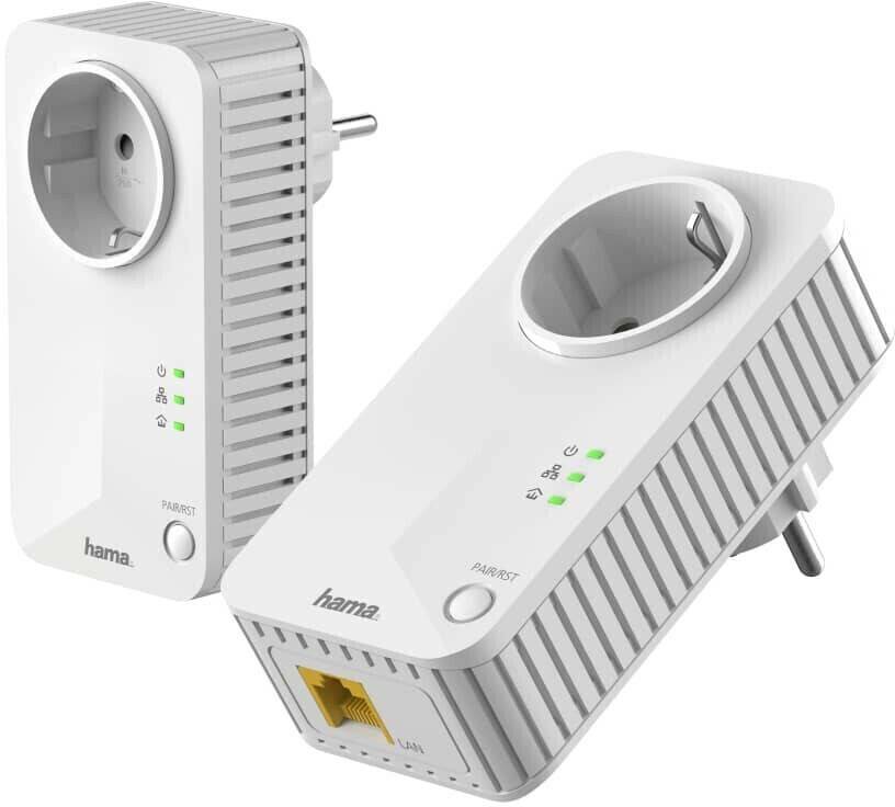 Netzwerk & Kommunikation Hama 600 Set Socket HomePlug AV (53307)