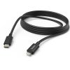 Handy-Zubehör Hama Lade- / Datenkabel USB-C - Lightning 3m Schwarz (00187274)