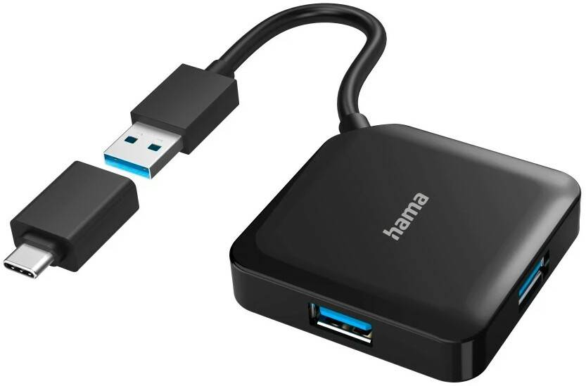 Hama 4 Port USB 3.0 Hub (00200116) PC-Zubehör