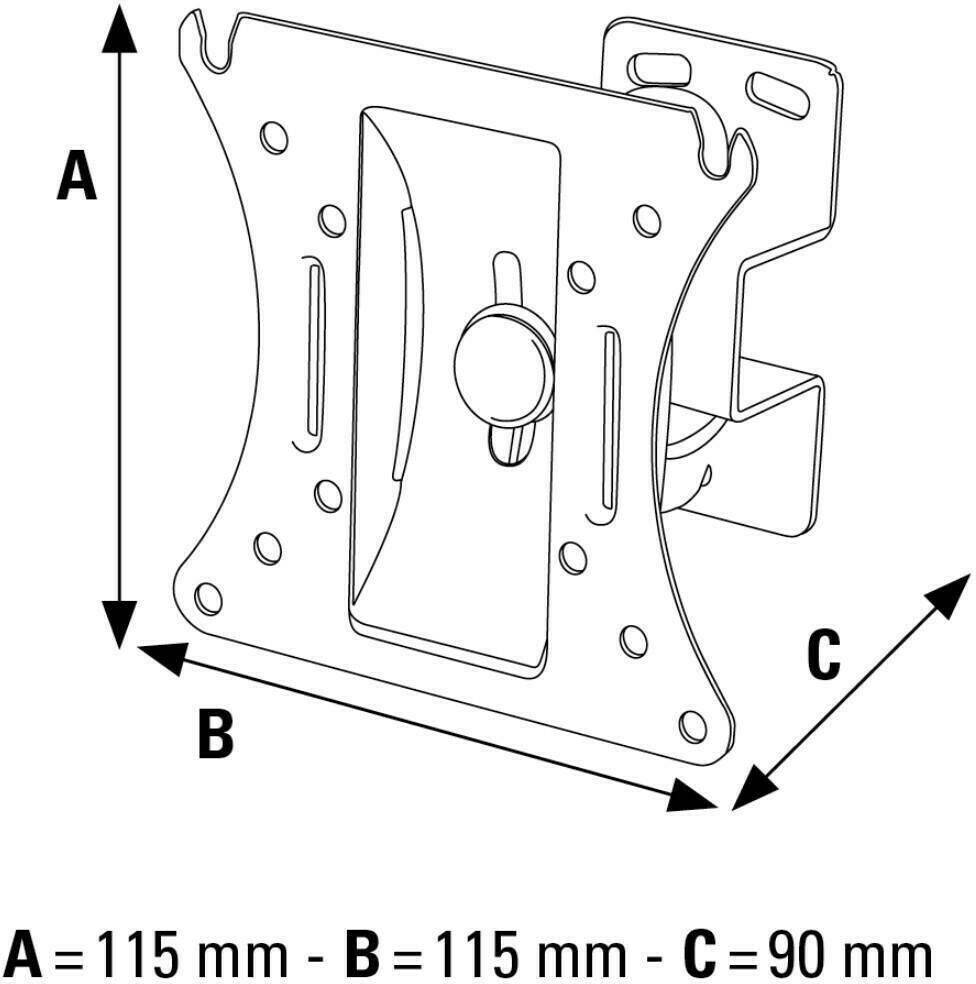 TV-Zubehör Hama MOTION, XS, Schwarz (108752)