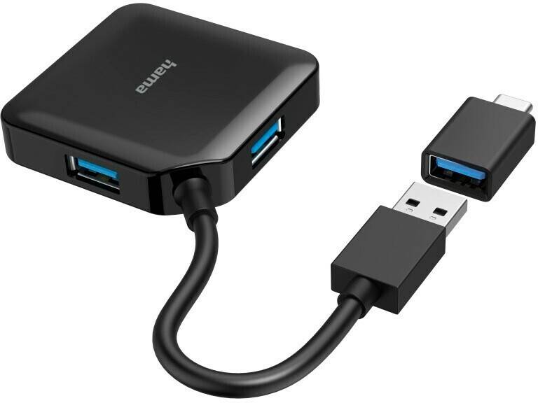 Hama 4 Port USB 3.0 Hub (00200116) PC-Zubehör