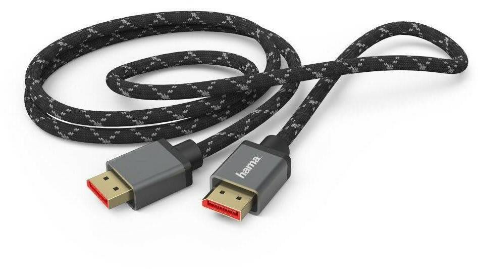 Hama Hama DisplayPort-Kabel, DP 1.4, Ultra-HD 8K, Alu, 2,00m TV-Zubehör