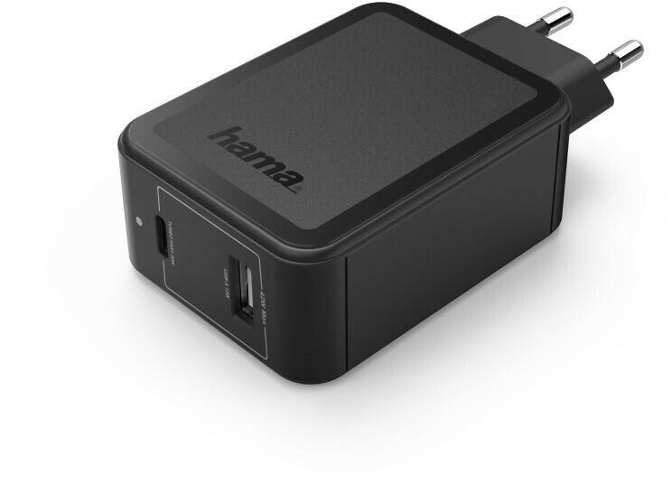 Handy-Zubehör Hama USB-C/USB-A Ladegerät PD 42WSchwarz