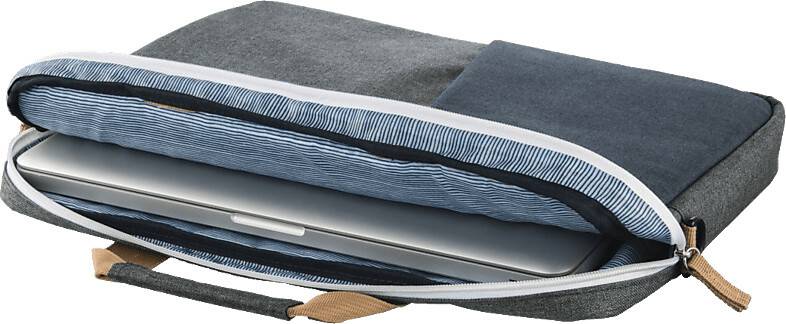 Business- & Laptoptaschen Hama Laptop Bag Florenz 39 cm 14,1"dark grey/navy