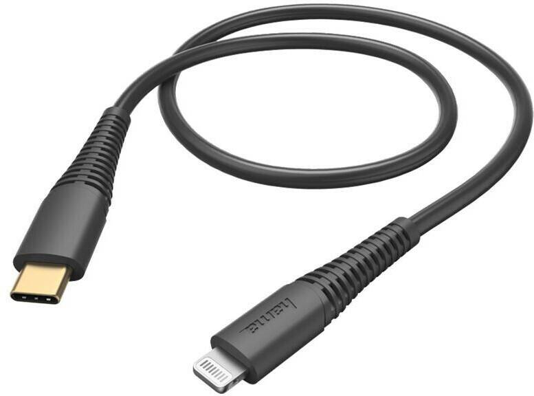 Hama Schnelllade- / Datenkabel, USB-C - Lightning, 1,5 m,Schwarz Handy-Zubehör