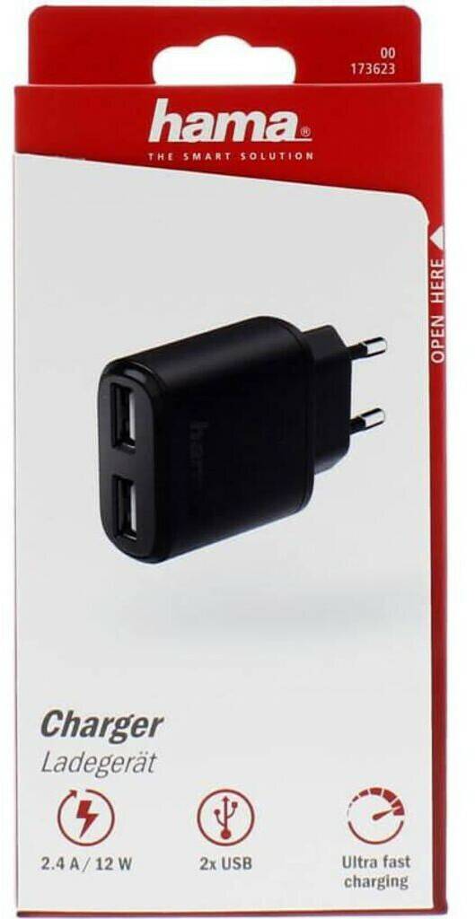 Handy-Zubehör Hama 2xUSB Ladegerät 2,4A