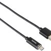 Handy-Zubehör Hama micor USB Kabel mit LED 1,0m