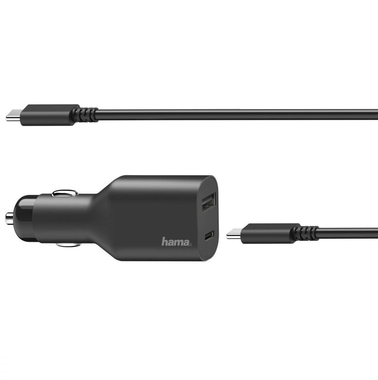 Hama Universal-USB-C-Kfz-Notebook-Netzteil, Power Delivery (PD), 5-20V/70W Handy-Zubehör