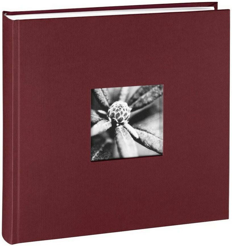 Hama Jumbo Fotoalbum Fine Art 30x30/100bordeaux (weiße Seiten) Fotoalben