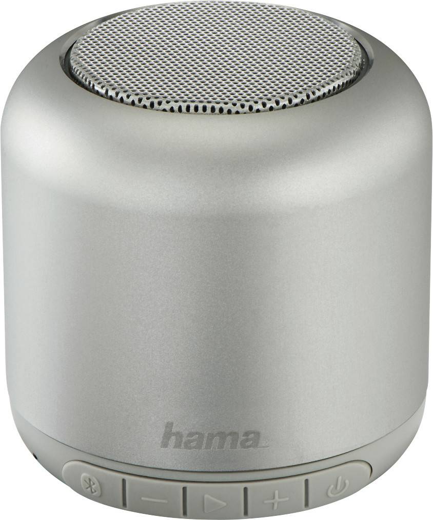 Hama Mobiler Bluetooth-Lautsprecher "Steel Drum"silber HiFi-Komponenten