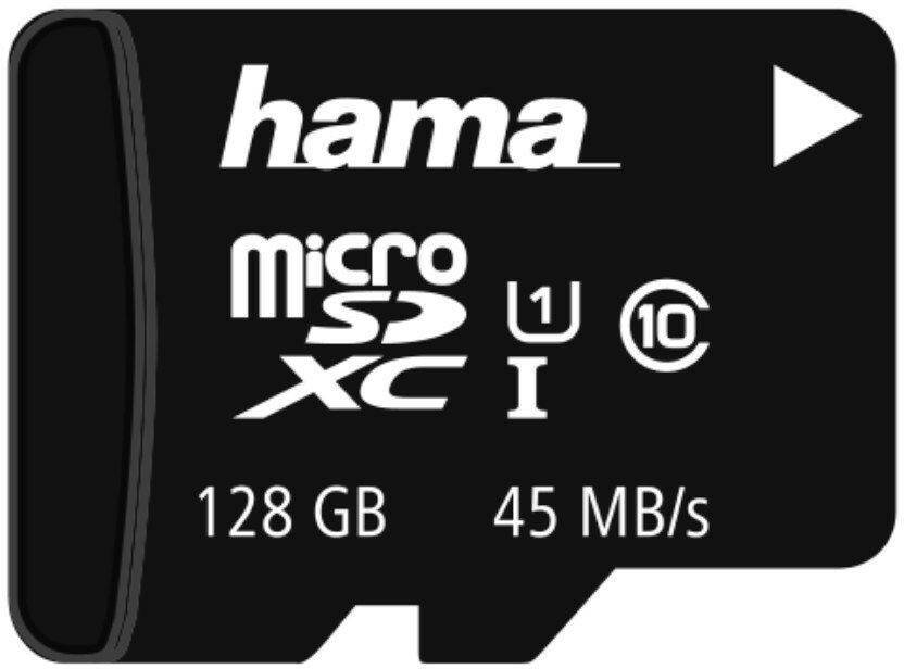 Hama microSDHC/microSDXC Class 10 UHS-I 45MB/smicroSDXC - 128GB ohne Adapter (114999) Kamera-Zubehör