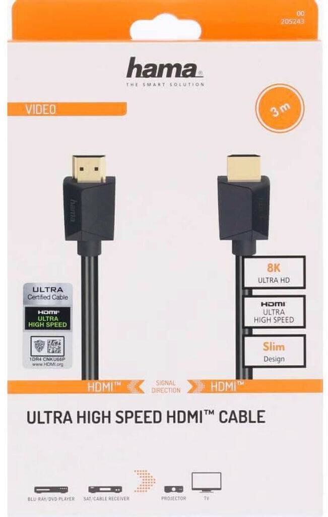 TV-Zubehör Hama Ultra High Speed HDMI Kabel 8K3m