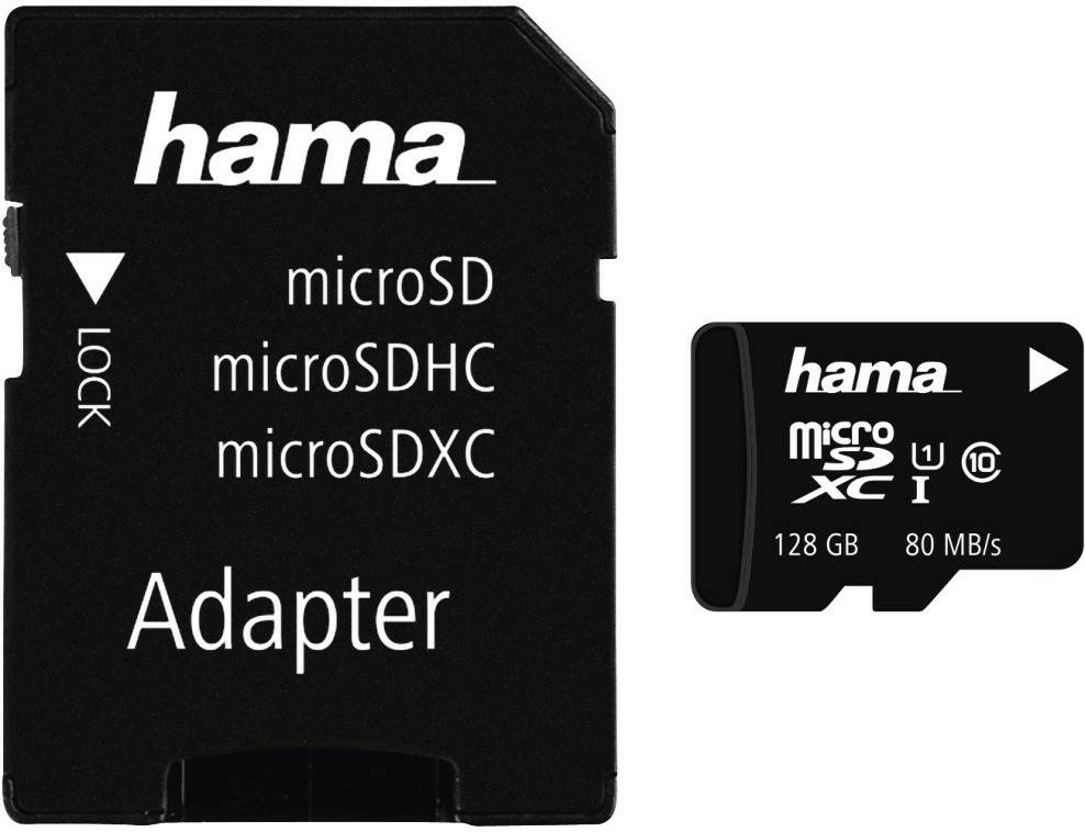 Hama microSDHC Class 10 UHS-I U1microSDXC 128GB Class 10 UHS-I U1 (00124160) Kamera-Zubehör