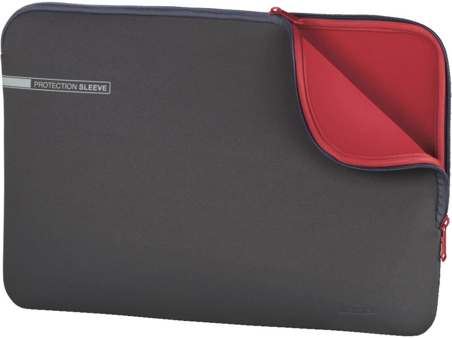 Business- & Laptoptaschen Hama Notebook-Sleeve Neoprene 17,3"grau-rot