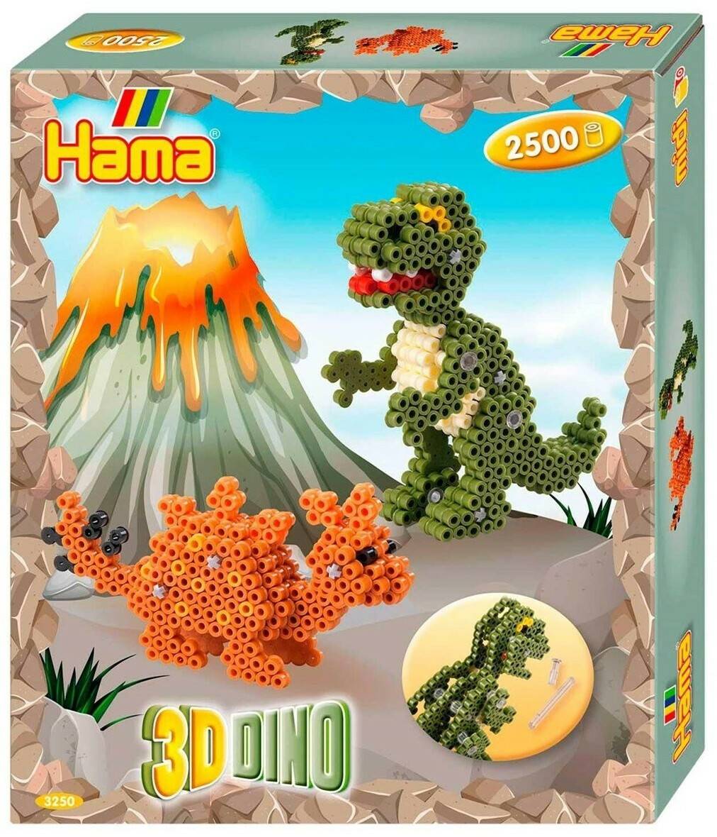 Malen & Basteln Hama Geschenkpackung 3D Dinos