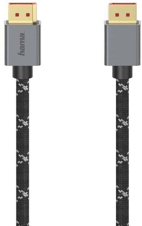 Hama Hama DisplayPort-Kabel, DP 1.4, Ultra-HD 8K, Alu, 2,00m TV-Zubehör