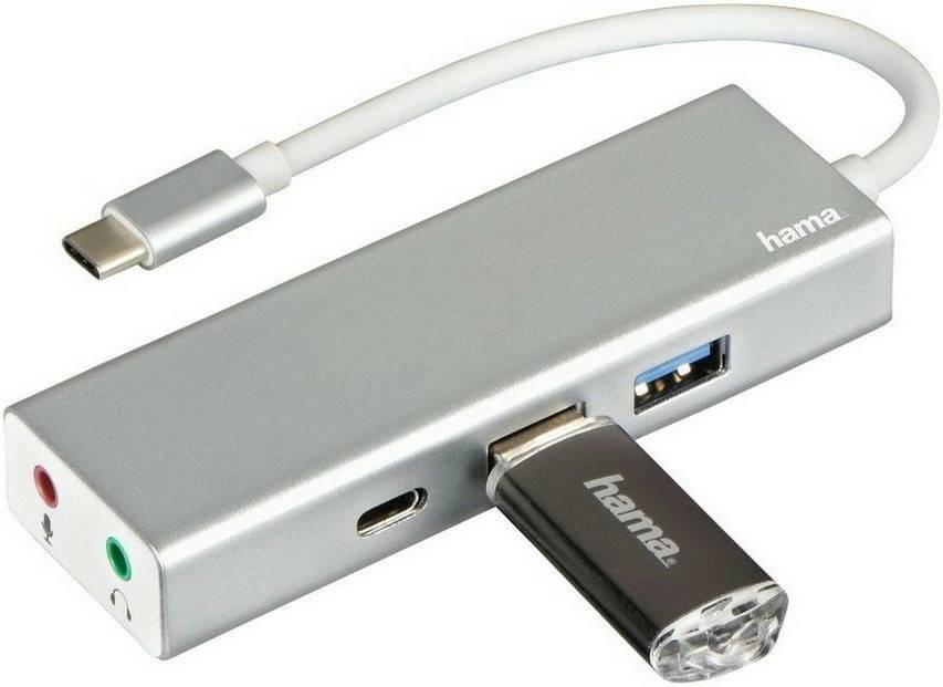 PC-Zubehör Hama 3 Port USB-C-Hub (135758)