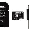 Kamera-Zubehör Hama microSDHC/microSDXC Class 10 UHS-I 45MB/smicroSDHC - 16GB OTG Set (123938)