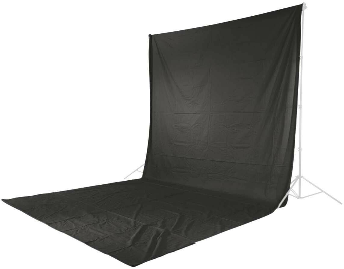 Hama Fotostudio-Hintergrund, Stoff, 2,95x6 mschwarz Studiofotografie