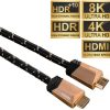 Hama Ultra High Speed HDMI-Kabel, Stecker-Stecker, 8K, Metall, Ethernet3m TV-Zubehör