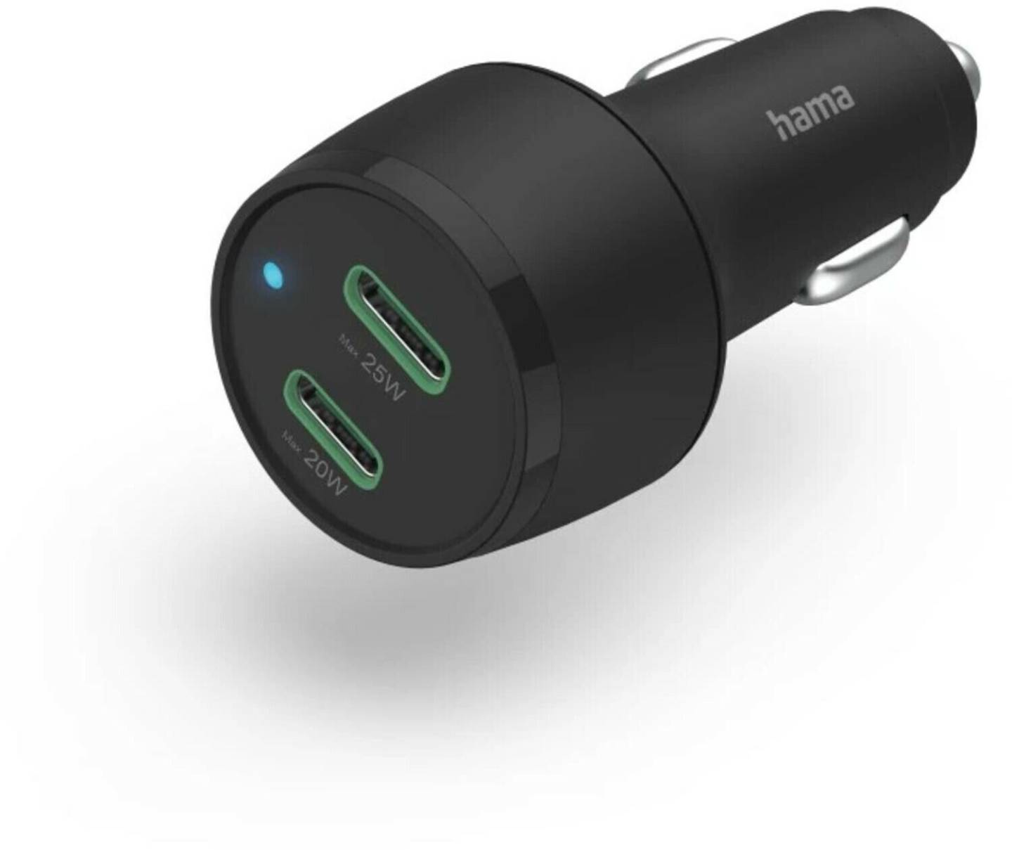 Hama 2xUSB-C Auto-Schnellladegerät 45W Handy-Zubehör