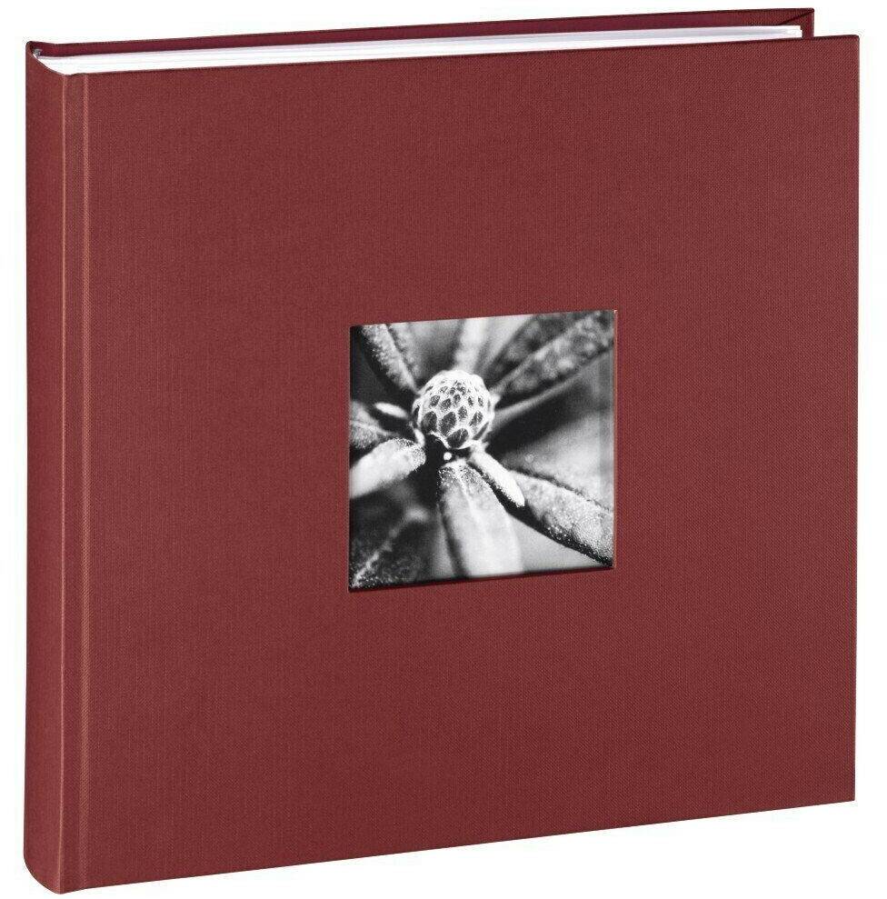 Hama Jumbo Fotoalbum Fine Art 30x30/100bordeaux (weiße Seiten) Fotoalben