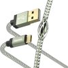 Hama Datenkabel Reflective USB Type-C 1,5mgrün Handy-Zubehör