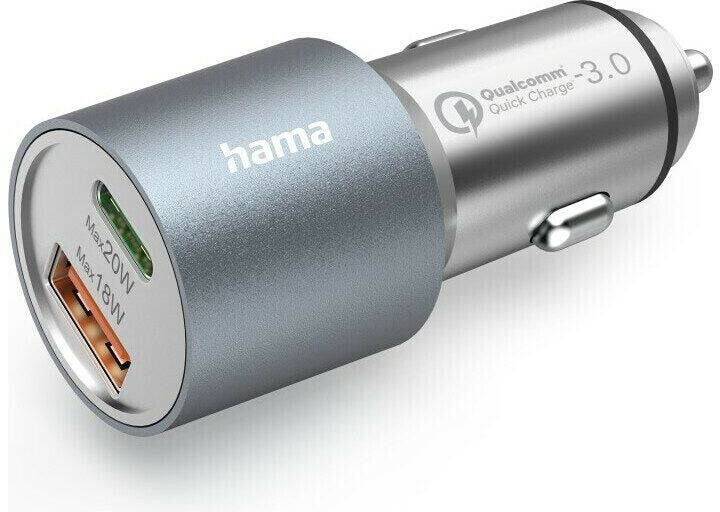 Handy-Zubehör Hama 2xUSB-Kfz-Ladegerät 38W