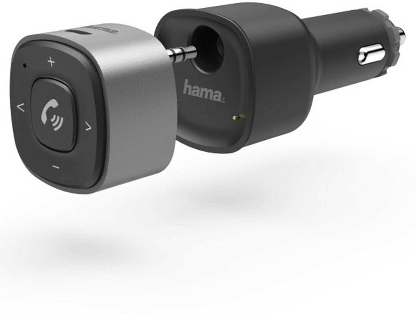 Handy-Zubehör Hama Bluetooth-Receiver für Kfz, mit 3,5-mm-Stecker und USB-Ladegerät