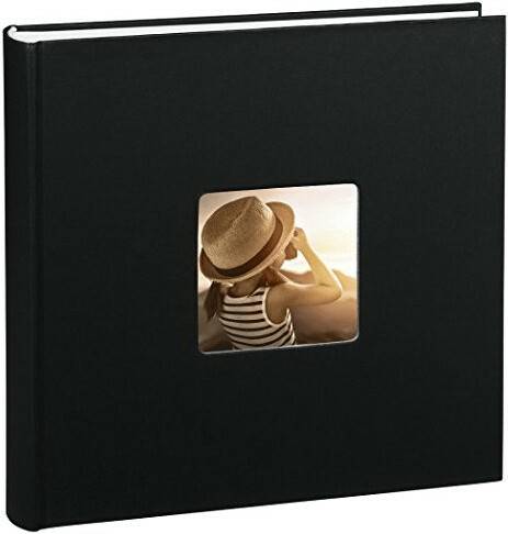 Hama Jumbo Fotoalbum Fine Art 30x30/100schwarz (weiße Seiten) Fotoalben