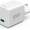 Handy-Zubehör Hama Schnellladegerät, GaN, USB-C, Super-Mini-Charger, PD, 45 W,Weiß